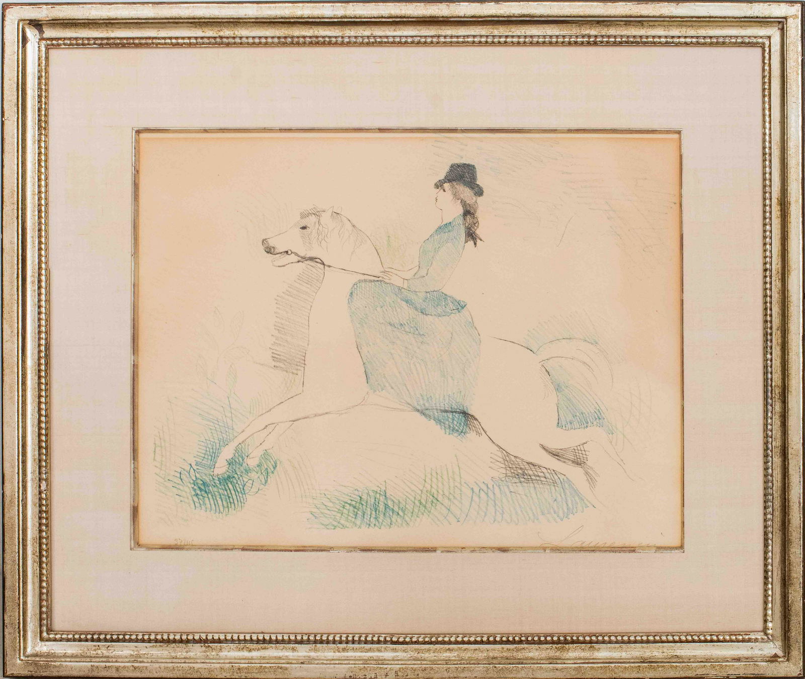 Marie Laurencin Lithograph of Lady Rider on Horse (1 of 8)