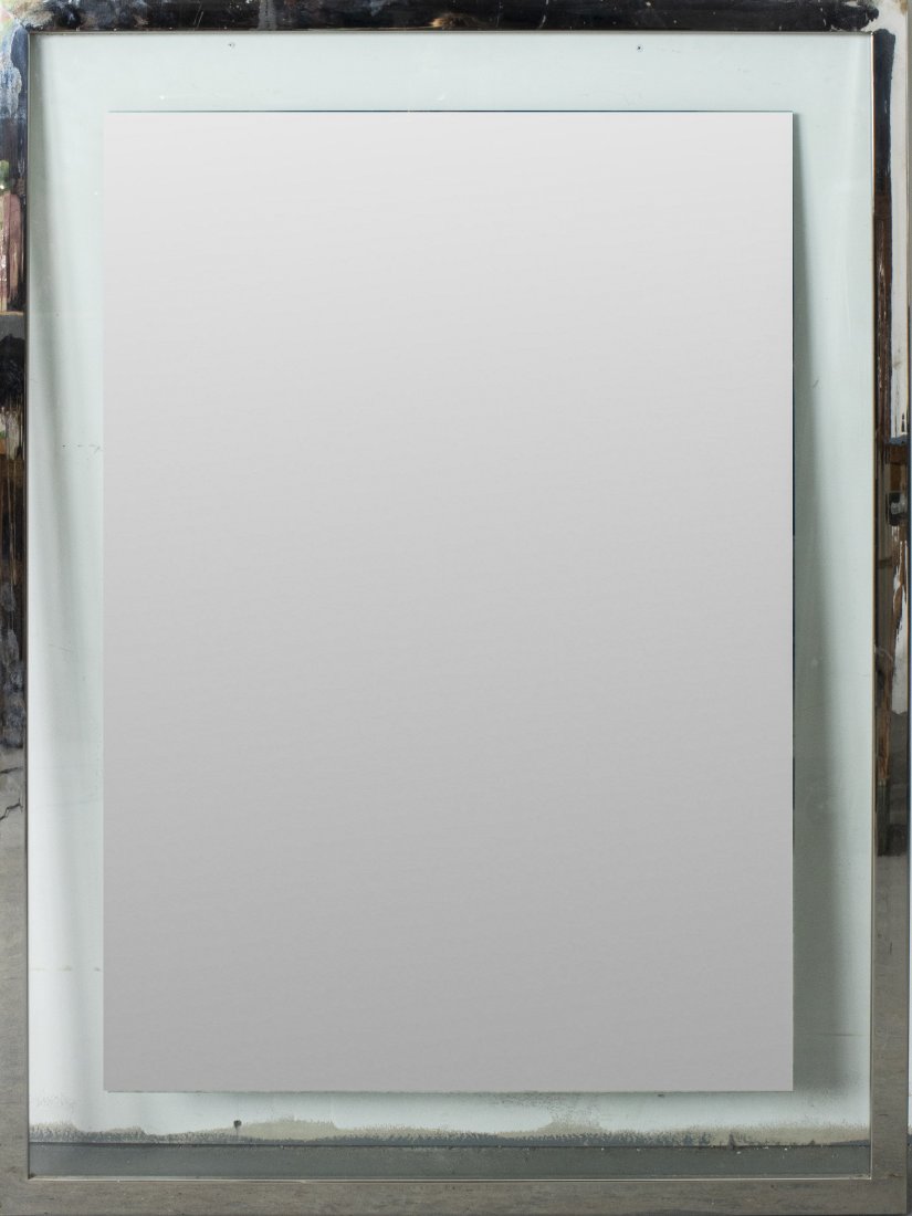 Pace Manner Modern Chrome And Glass Mirror (1 of 2)