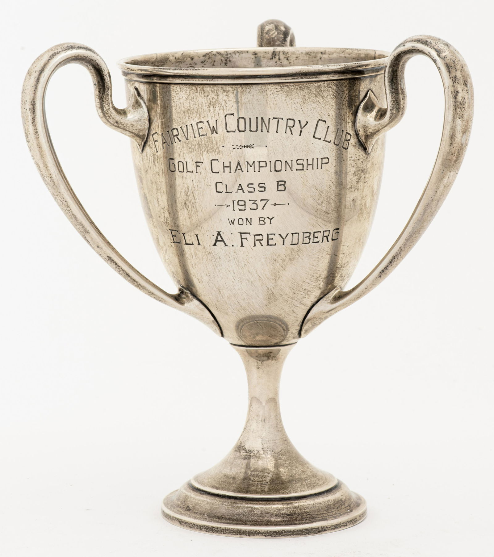 Gorham Sterling 3 Handled Trophy 1937 (1 of 6)