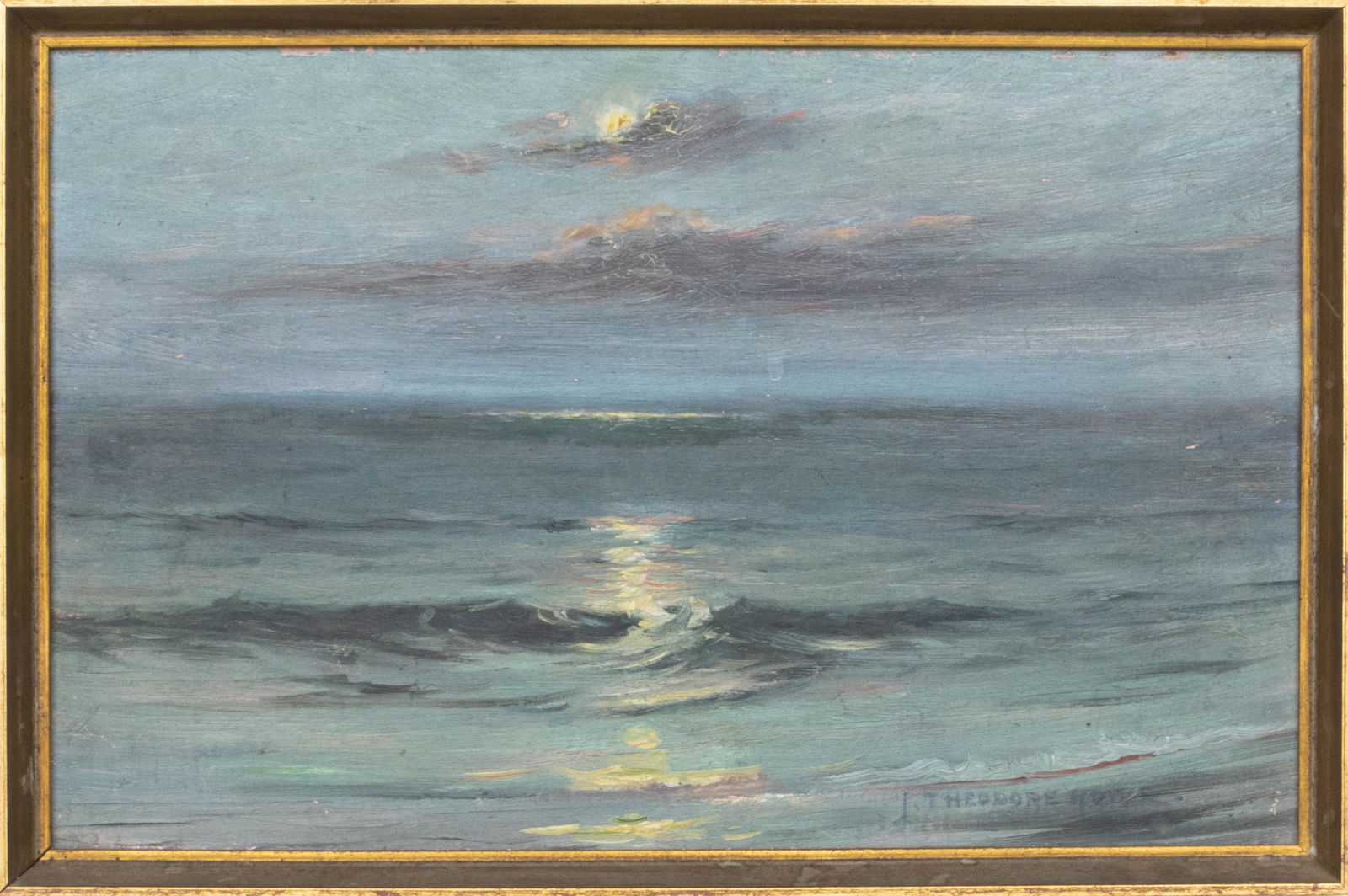 J. Theodore Howe "Ocean" Oil on Panel (1 of 9)