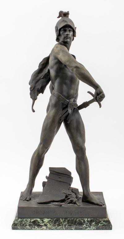 Picault 'Honor Patria' Academic Spelter Sculpture (1 of 14)