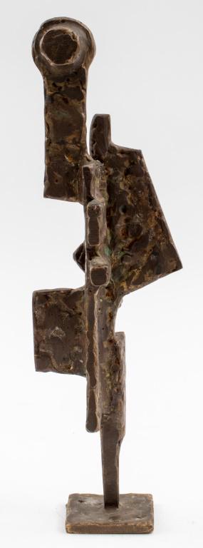 JM Signed Brutalist Bronze Sculpture, 1961 (1 of 14)