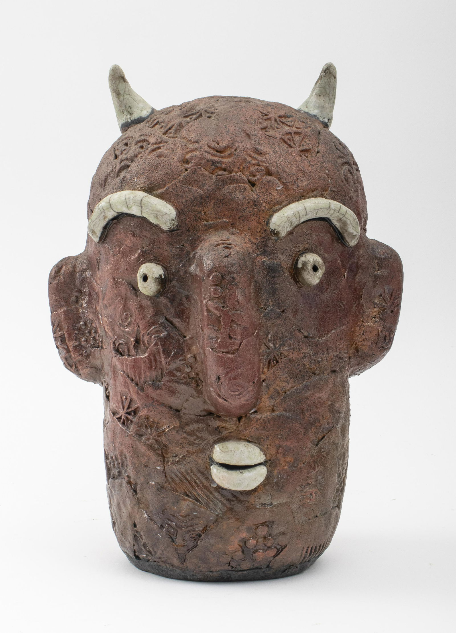 Louis Mendez Modern Ceramic Sculpture of a Head (1 of 10)