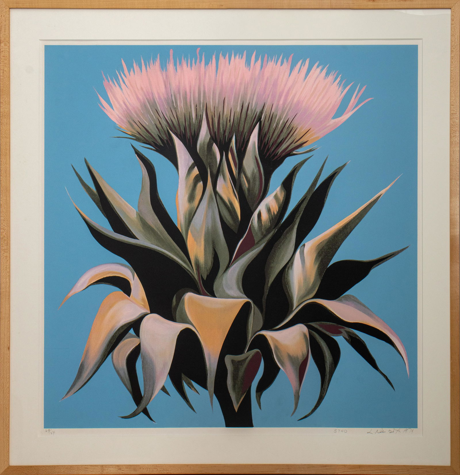 Lowell Nesbitt "Jerusalem Artichoke" Screenprint (1 of 12)