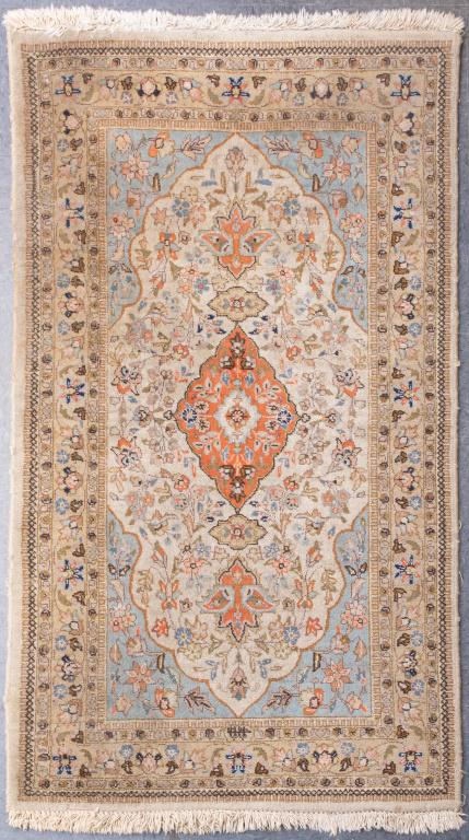 Antique Persian Wool Medallion Rug (1 of 8)