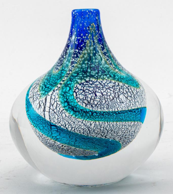 Seguso Vitro Italian Murano Art Glass Vase (1 of 13)