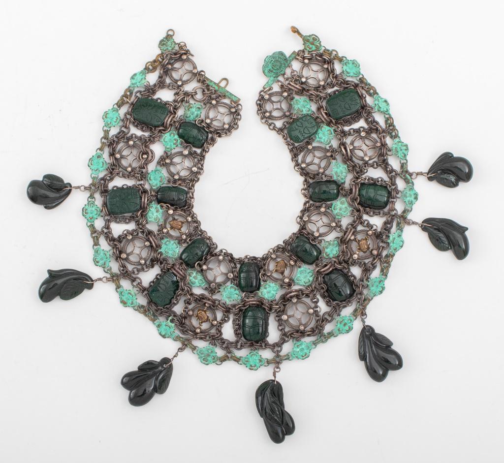 Vintage Stephen Dweck Egyptian Revival Necklace (1 of 6)