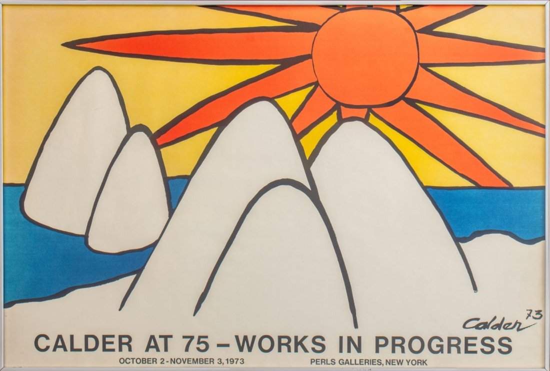 Alexander Calder Exhibition Poster Circa 1973 (1 of 6)