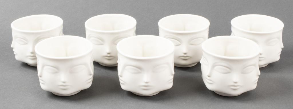 Jonathan Adler "Muse" Porcelain Bowls, Set of 7 (1 of 8)