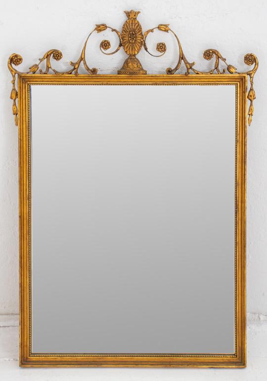 Neoclassical Style Giltwood Mirror (1 of 9)