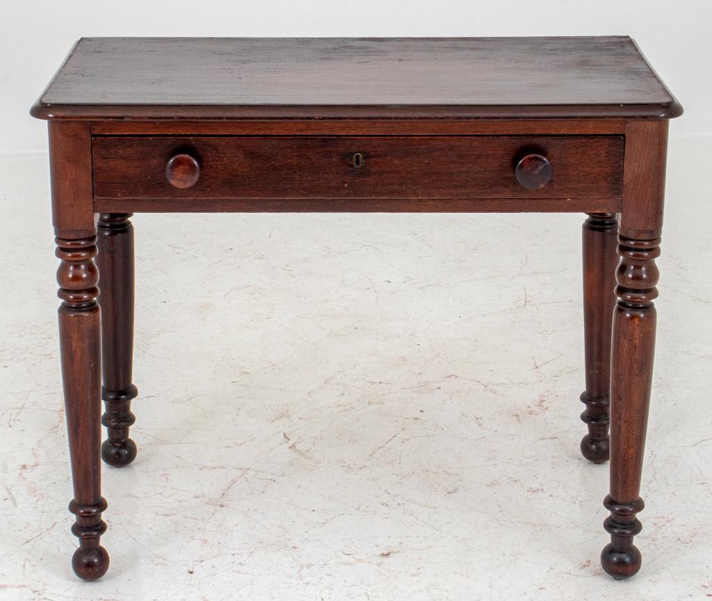 Victorian Stained Wood Work Table (1 of 11)