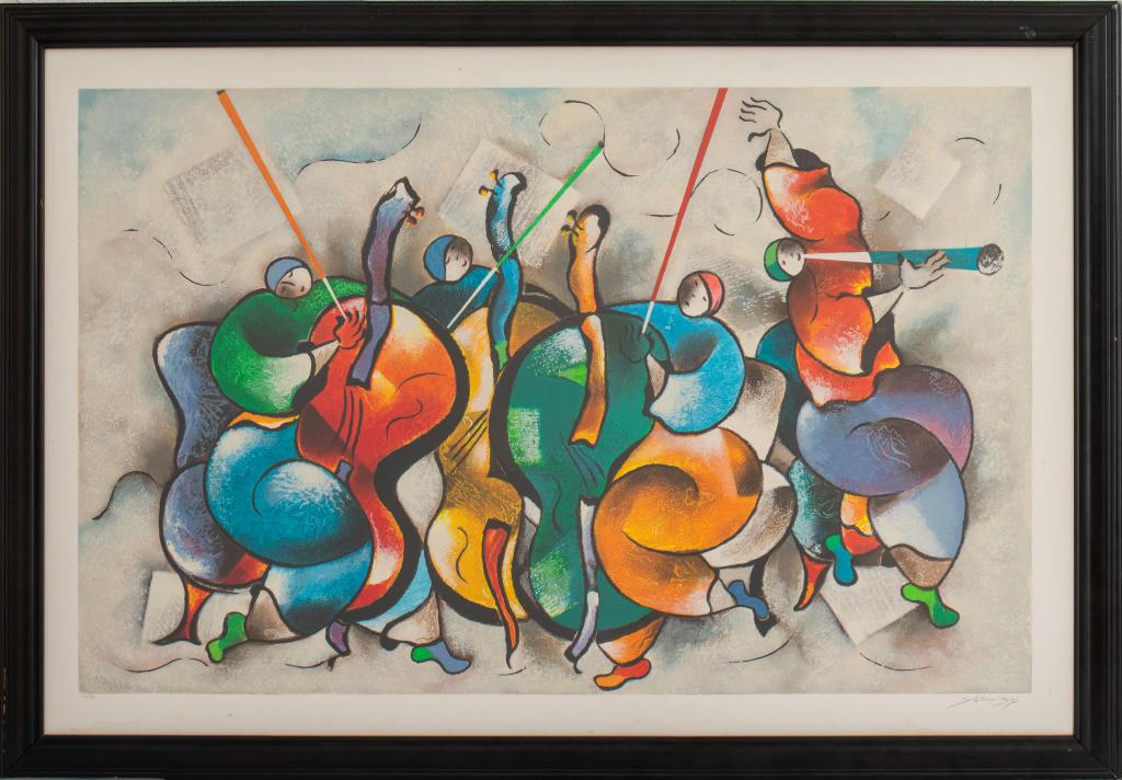 David Schluss "Quartet" Serigraph on Paper (1 of 7)