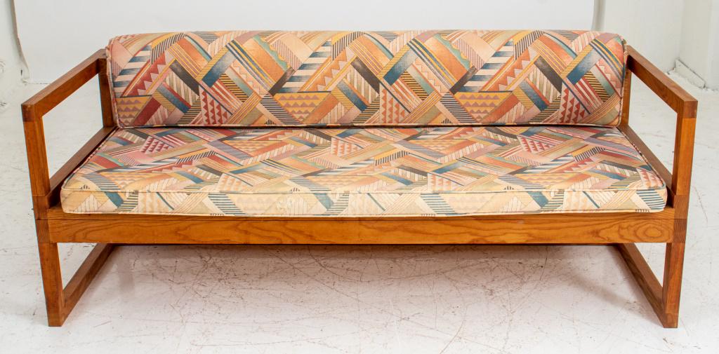 Danish Style Upholstered Futon - Sofa (1 of 12)