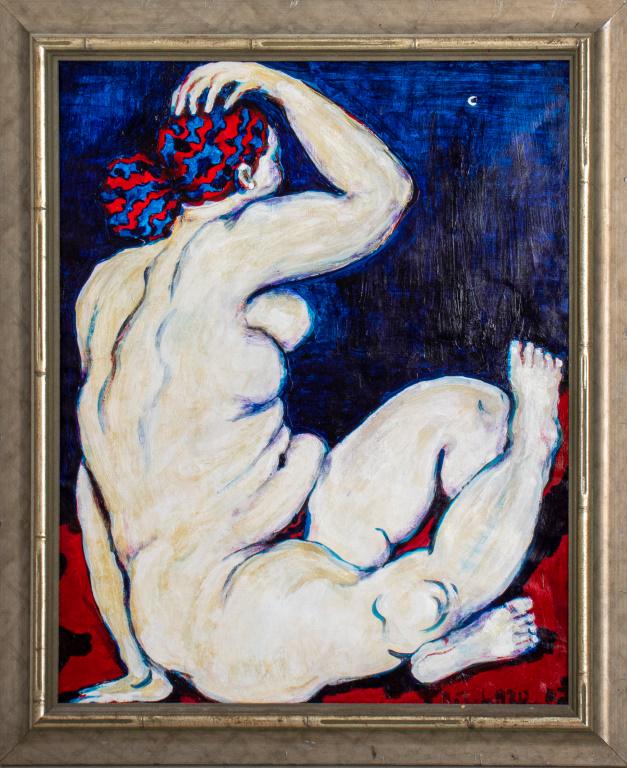 Initialed M.I. "Drawing Down the Moon" Acrylic (1 of 11)