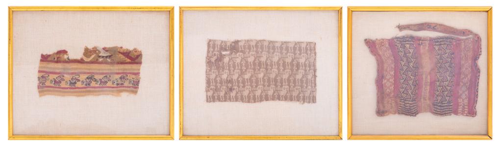 Framed Pre-Columbian Chimu Textile Panels, 3 (1 of 12)