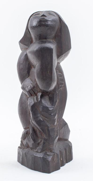 Lorrie Goulet 'Female Figure' Wood Sculpture (1 of 13)