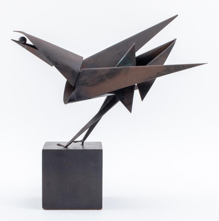 William Bowie Attr Brutalist Bird Sculpture (1 of 11)