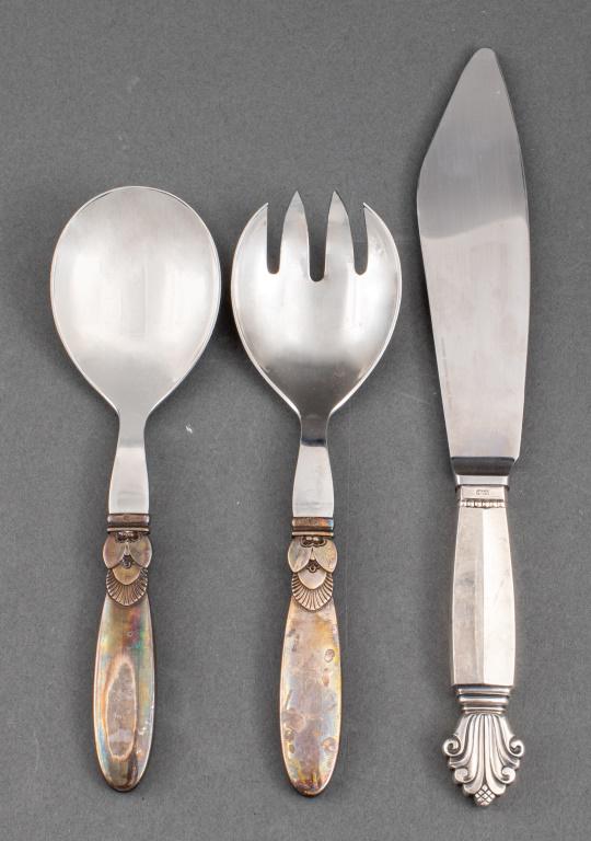 Georg Jensen Sterling Silver Serving Pieces, 3 (1 of 9)
