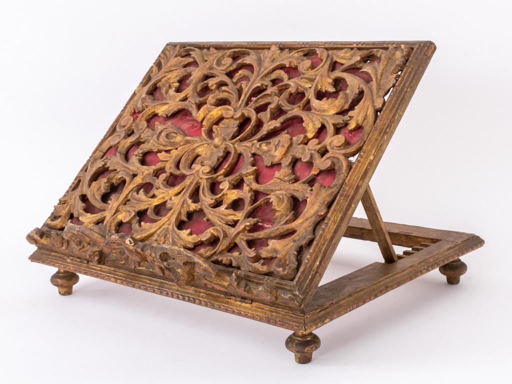 European Baroque Giltwood Table Lectern (1 of 13)