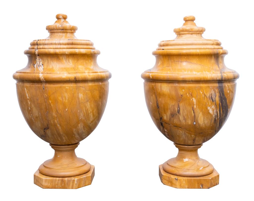 Monumental Antique Grand Tour Marble Urns, Pr (1 of 6)