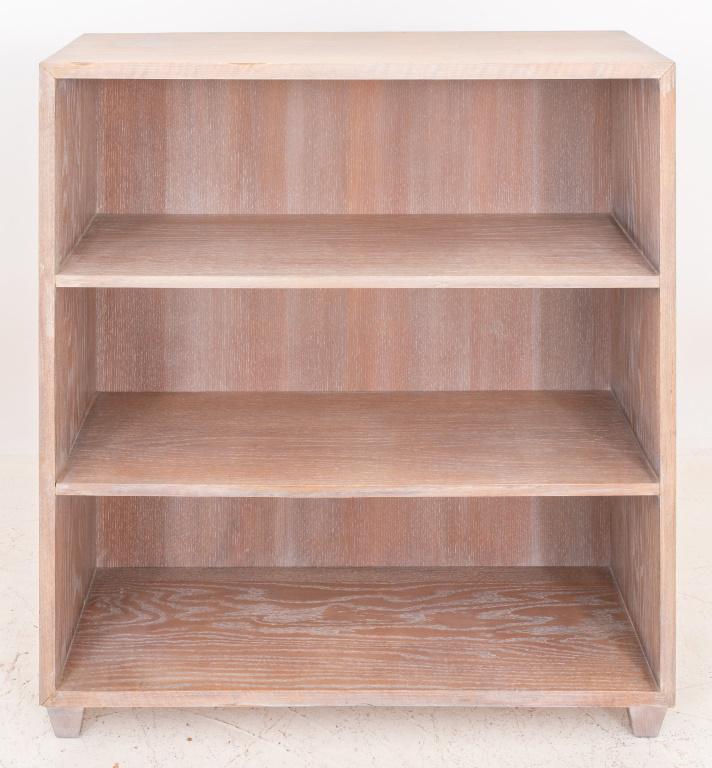 Modern Cerused Wood Bookstand Etagere (1 of 10)