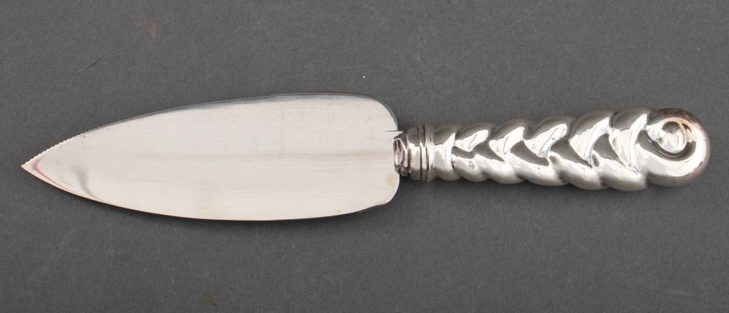 Hazorfim Judaica Sterling Silver Challah Knife (1 of 6)