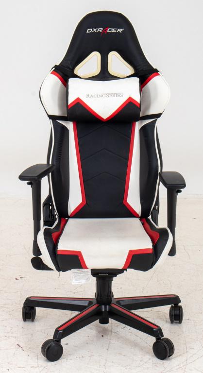 Balck, White and Red "Racing Games" Gamer Chair (1 of 9)