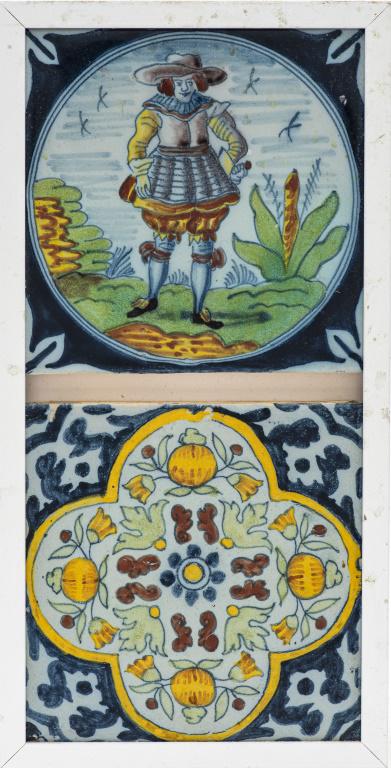 Delft decorative Figural & Floral Ceramic Tiles (1 of 5)