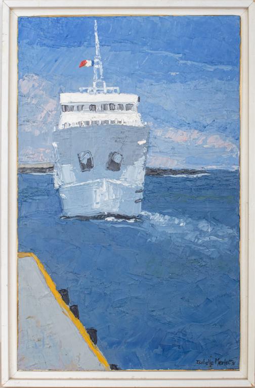 Isabelle Merlet Nautical Oil on Canvas, 1996 (1 of 12)
