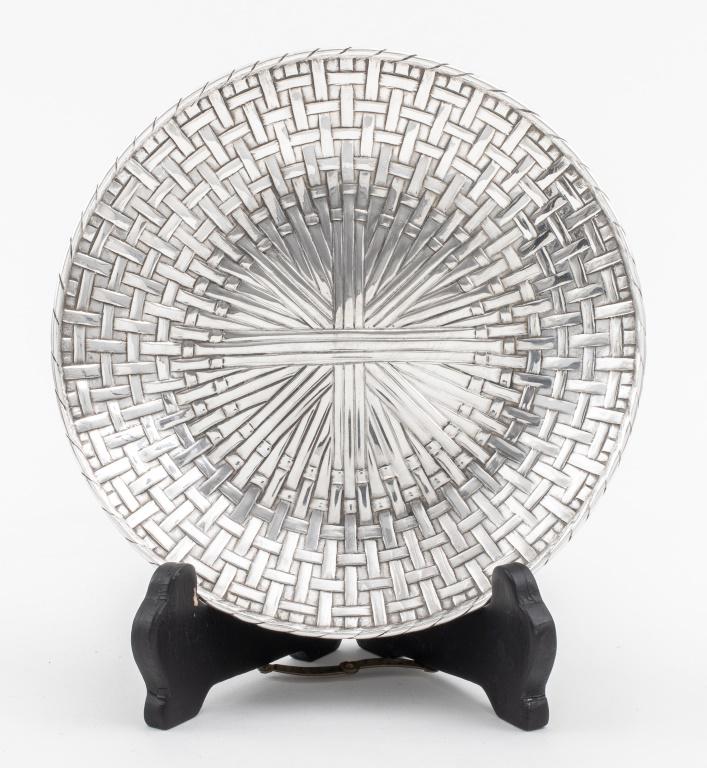 Tiffany & Co. Sterling Silver Basketweave Dish (1 of 5)