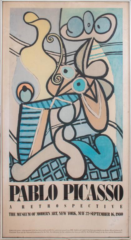 Pablo Picasso MoMA Retrospective Exhibition Poster (1 of 6)