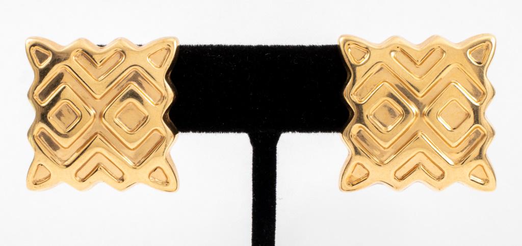 Vintage 14K Gold Post Earrings (1 of 5)
