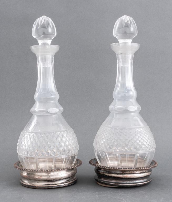German Crystal Cut Carafe With Stopper And Base, 2 (1 of 8)