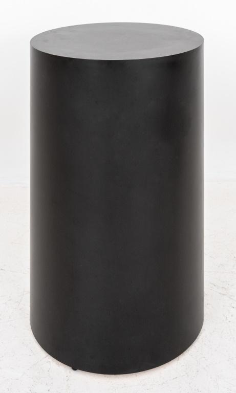 Modern Black Wood Sculpture Stand or Pedestal (1 of 3)