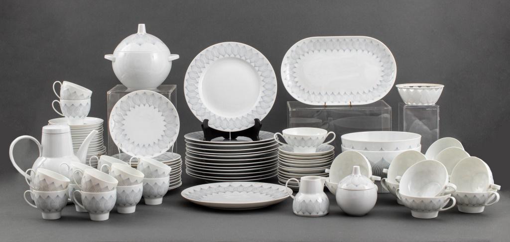 Bjorn Wiinblad for Rosenthal "Lotus" Porcelain Set (1 of 17)
