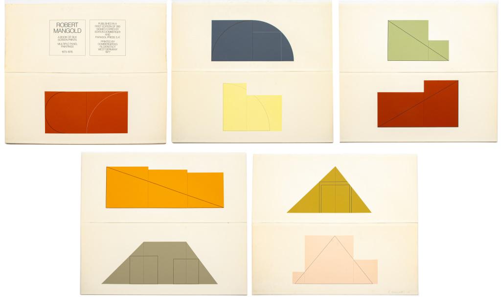 Robert Mangold "A Book of Silk Screen Prints", 9 (1 of 13)