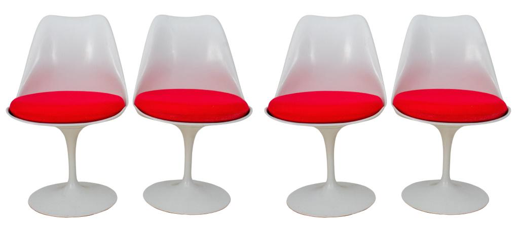 Eero Saarinen for Knoll White Tulip Chair, 4 (1 of 12)