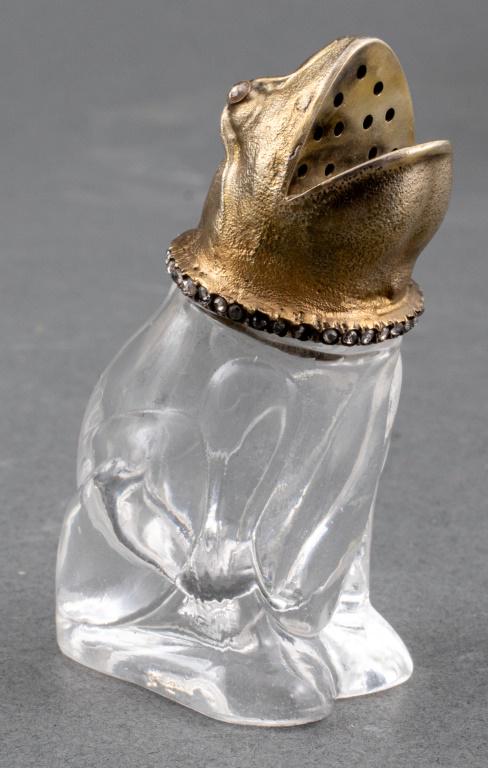 Silver Gilt Diamond-Set Rock Crystal Vinaigrette (1 of 9)