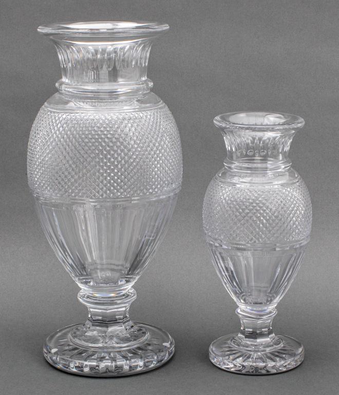Baccarat Diamant Crystal Baluster Vases, 2 (1 of 9)