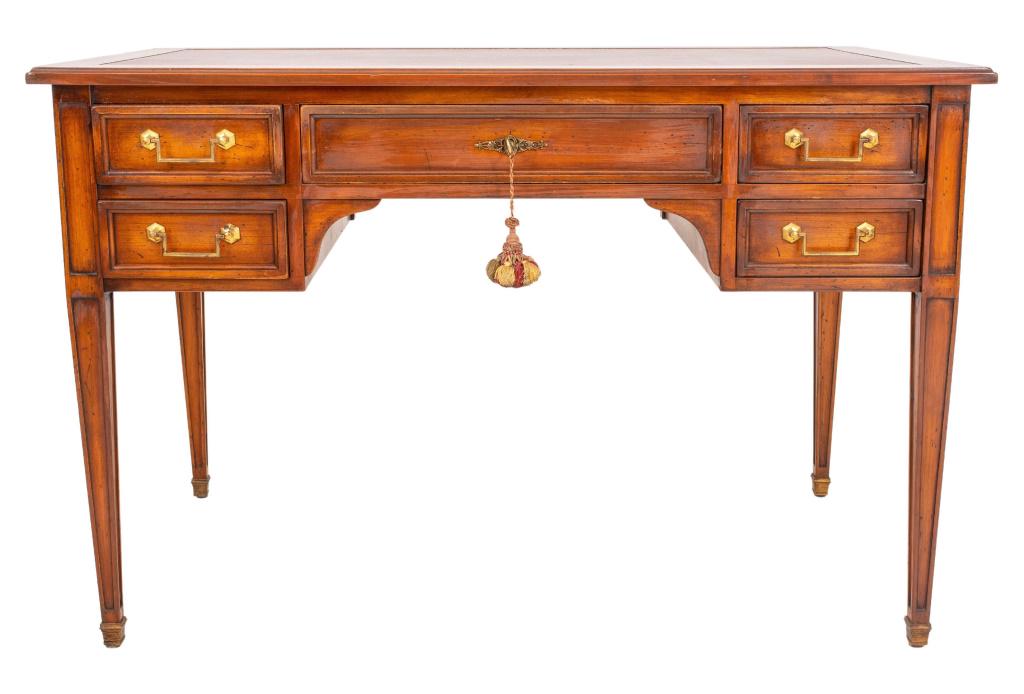 Directoire Style Blond Mahogany Writing Table Desk (1 of 11)