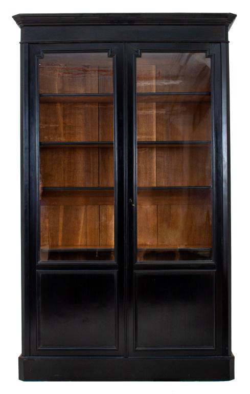 Napoleon III Ebonized Pear Wood Two Door Cabinet (1 of 10)