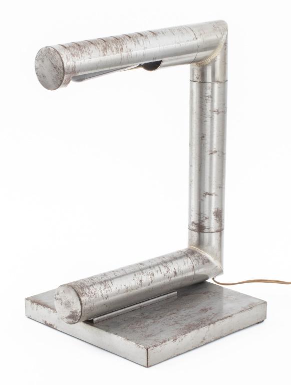 Art Deco Chromed Metal Adjustable Desk Lamp (1 of 10)