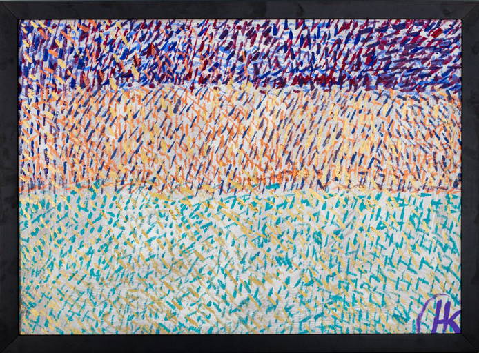 Herman Hershel Kahan Abstract Acrylic on Board Dec 11, 2022