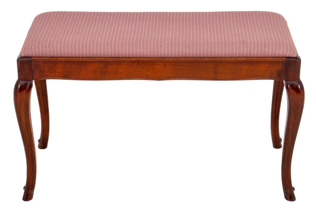 Neoclassical Style Mahogany Piano Bench (1 of 9)