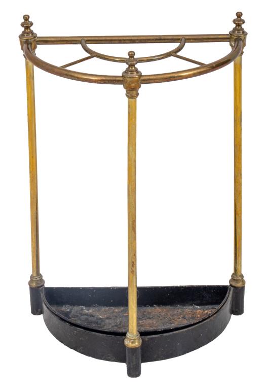 Semi Circular Brass Umbrella Stand (1 of 6)
