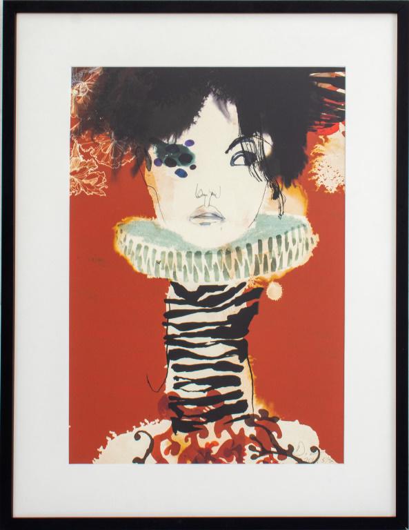 Daniel Egneus "Giraffe" Lithograph, ca 2014 (1 of 7)