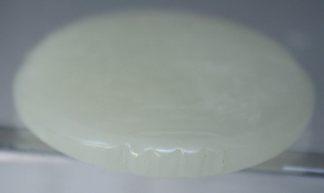 Chinese Carved Jade Ovoid Pendant - 4