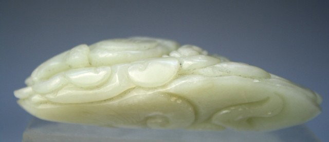 Chinese Jade Carving of Rooster and Mushrooms - 7