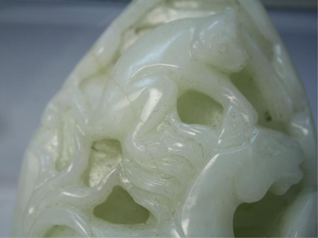 Chinese Jade Carving of Horse & Monkey - 2