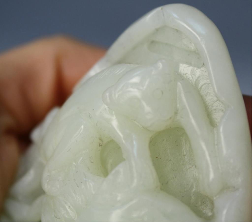 Chinese Jade Carving of Horse & Monkey - 6